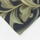 Jugendstil-Hirsch im Garten Fleecedecke (Ecke)