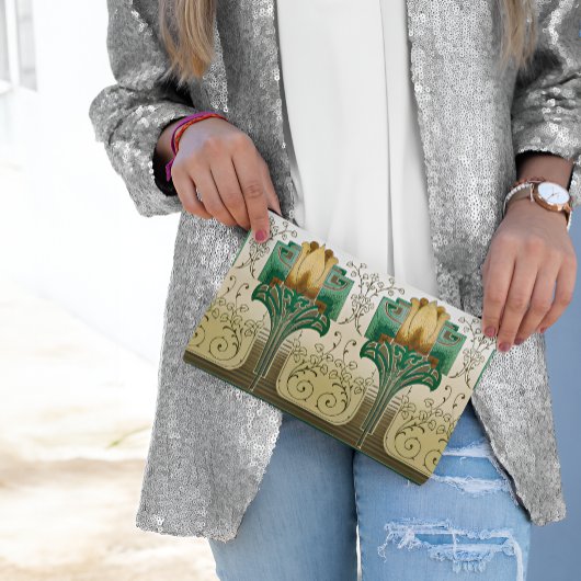 Jugendstil-Hochzeit im Stil von Tulips Zubehörtasche