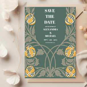 Jugendstil-Hochzeit Save The Date