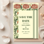 Jugendstil-Hochzeit Save The Date