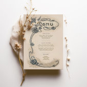 Jugendstil-Hochzeitskarte Einladung