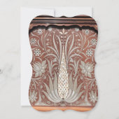 Jugendstil-Holzarbeiten, schönes Original, Belle e Save The Date (Rückseite)