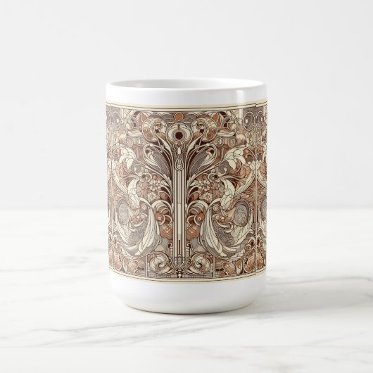 Jugendstil im ganzen Design Kaffeetasse (Mittel)