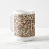 Jugendstil im ganzen Design Kaffeetasse (Vorderseite Links)
