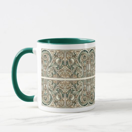 Jugendstil im ganzen Design Tasse (Links)