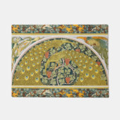 Jugendstil im Pfauenstil - runder, aufwändiger Ent Fußmatte (Vorderseite)