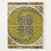 Jugendstil im Pfauenstil - runder, aufwändiger Ent Planer (Rückseite)