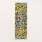 Jugendstil im Pfauenstil - runder, aufwändiger Ent Yogamatte (Rückseite)