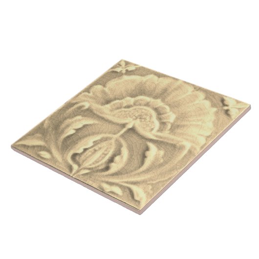 Jugendstil-Imitate jugendstil Blume Ziegelgold Fliese (Seite)
