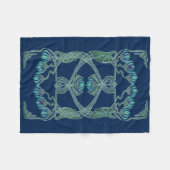 Jugendstil Inspiration I Fleece Throw (Vorderseite (Horizontal))