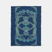 Jugendstil Inspiration I Fleece Throw (Vorderseite)