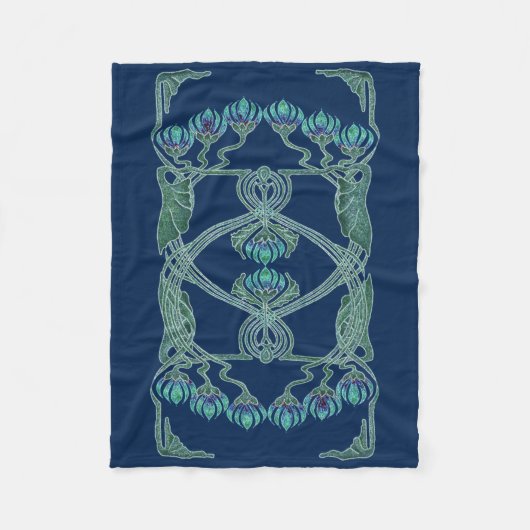 Jugendstil Inspiration I Fleece Throw (Vorderseite)