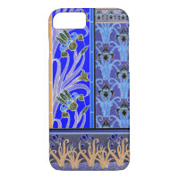 Jugendstil-Iris-Blume