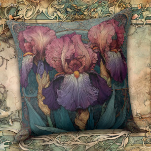 Jugendstil Iris Verzauberung Kissen