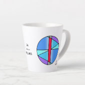 Jugendstil Isa Rune Latte Tasse – STILLNESS (Rechte Ecke)