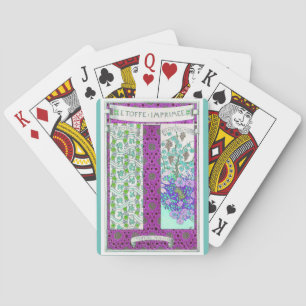 Jugendstil Joseph Binet Weinrebe floral  Spielkarten