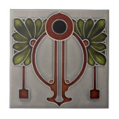 Jugendstil Jugendstil/Art-Déco Repro Grau+ Fliese (Vorderseite)