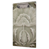 Jugendstil jugendstil Blume Fliesen Design braun Klemmbrett (Links)