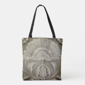 Jugendstil jugendstil Blume Fliesen Design braun Tasche (Rückseite)