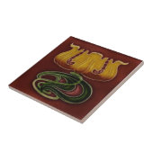 Jugendstil Jugendstil c1900 Deutscher Floral Repro Fliese (Seite)