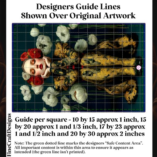 Jugendstil Jugendstil Frauenportrait DQ3L Decoupag Seidenpapier