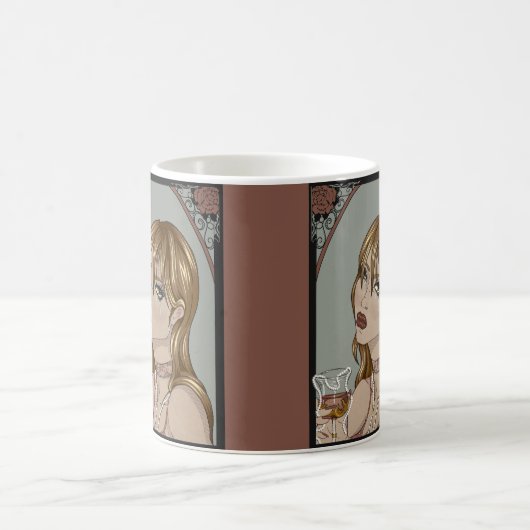 Jugendstil Kaffeetasse (Mittel)