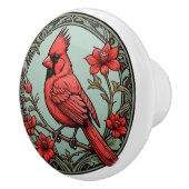 Jugendstil-Kardinal Keramikknauf (Rechts)