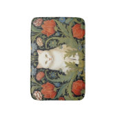 Jugendstil-Katze im Garten Badematte (Vorderseite Vertikal)