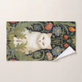 Jugendstil-Katze im Garten Handtuch (Handtuch)