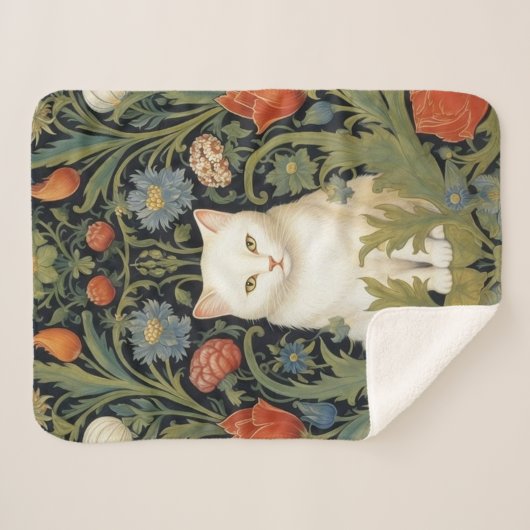 Jugendstil-Katze im Garten Sherpadecke (Vorderseite (Horizontal))