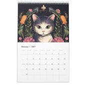 Jugendstil-Katzen I Kalender (Feb 2027)