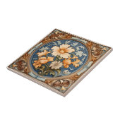 Jugendstil-Keramik aus dem 18. Jahrhundert Fliese (Seite)