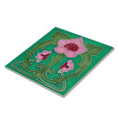 Jugendstil-Keramik Feuerstelle Wand Tile Fliese (Seite)