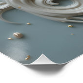 Jugendstil-Keramik-Portrait Poster (Ecke)