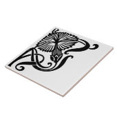 Jugendstil-Keramik Tile Fliese (Seite)