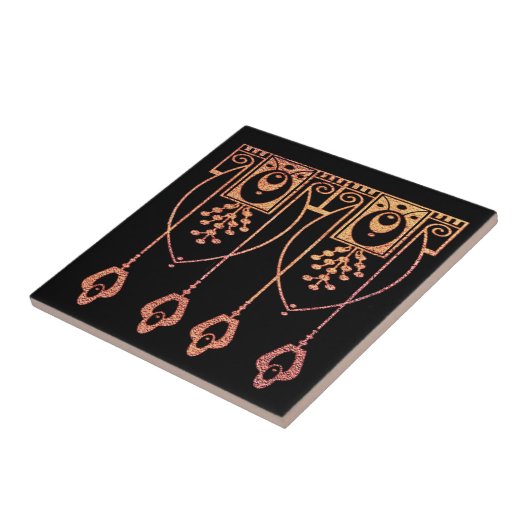 Jugendstil-Keramik Tile (Stil 1) Fliese (Seite)