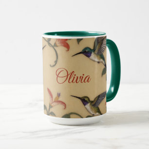 Jugendstil Kolibri-Tasse Tasse