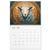 Jugendstil-Kreaturen Kalender (Mär 2026)