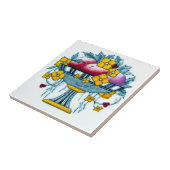 Jugendstil Küche Tile Design Blume und Obst Fliese (Seite)