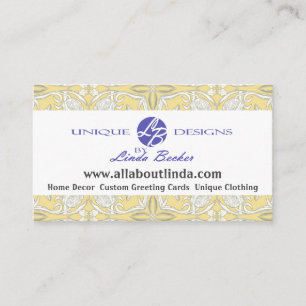 Jugendstil-Kulturkarte Business Card Visitenkarte