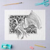 Jugendstil-Lady 18 Dekoupage Tissue Seidenpapier (Basteln)