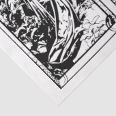 Jugendstil-Lady 24 Dekoupage Tissue Seidenpapier (Detail)