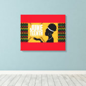 Jugendstil-Leinwand Wall Art Leinwanddruck (Insitu (Holzboden))