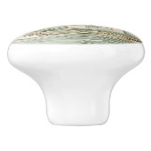 Jugendstil-Leuchtturm-Imitate Relief Light Mini Bl Keramikknauf (Seitenansicht)