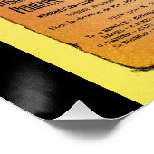 Jugendstil-Librairie romantique gotische Grasse Poster (Ecke)