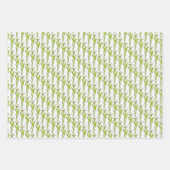 Jugendstil-Licht Ipomoea Tapete im Blumenmuster Ku Geschenkpapier Set (Vorderseite 3)