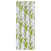 Jugendstil-Licht Ipomoea Tapete im Blumenmuster Ku Geschenktüte Für Weinflaschen (Vorderseite)