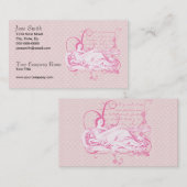 Jugendstil-Liebe Visitenkarte (Vorne/Hinten)