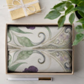 Jugendstil Lila Iris Seidenpapier (Geschenk)