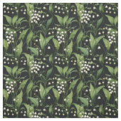 Jugendstil-Lilien des Valley Pattern Stoff (Muster)